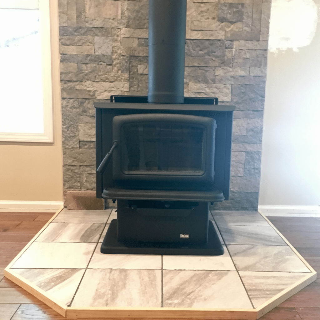 wood stove hearth pad