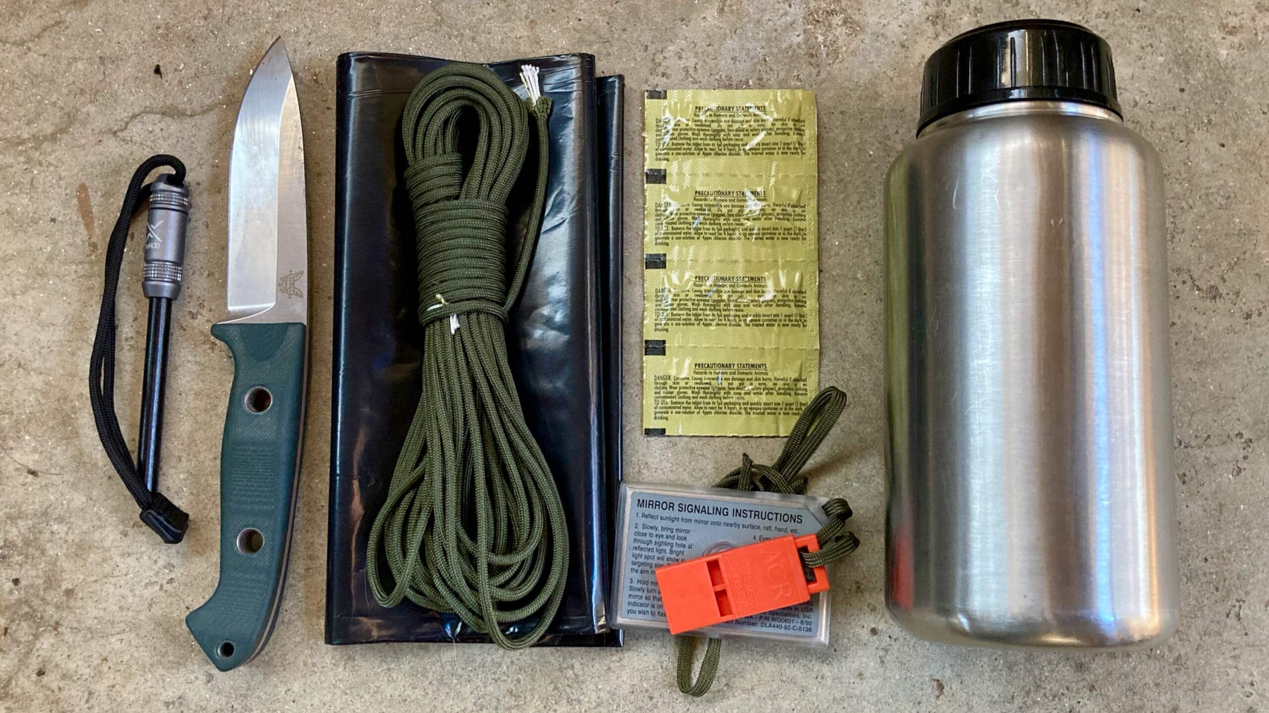 Bushcraft Survival Fire & Water Kit
