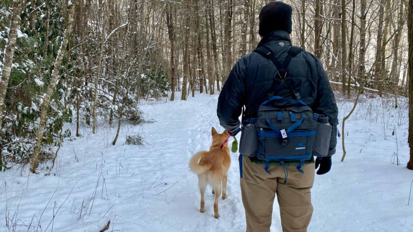 Setting off for a hike with the Mountainsmith Tour