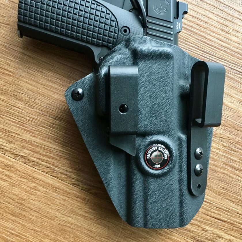 Nighthawk Custom Carry in a Precision Holsters holster.
