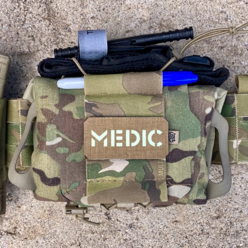 Battle belt med clearance pouch